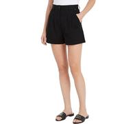 Tommy Jeans Pantaloncini Donna Claire Pleated Shorts Corti, Nero (Black), 30W