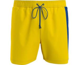 Tommy Jeans Pantaloncino da Bagno Uomo Drawstring Lunghezza Media, Giallo (Vivid Yellow), M