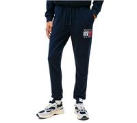 Tommy Jeans Pantaloni Sportivi da Uomo Tjm Slim RWB Flag DM0DM22094, Blu, S, Blu (Dark Night Navy), S