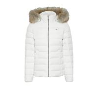 Tommy Jeans - Parka Bianco con Cappuccio e Logo Fashion - - Jackets - Donna - Bianco - L