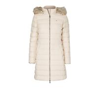 Tommy Jeans Parka Piumino con Cappuccio Bianco