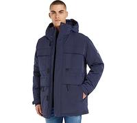 Tommy Jeans Parka Uomo Tech Invernale, Blu (Twilight Navy), S