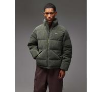 Tommy Jeans - Piumino a coste verde scuro 52