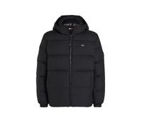 Giacca con cappuccio Tommy Jeans Essential Down nero puro - L