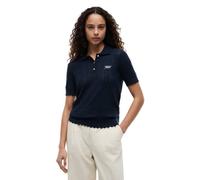 TOMMY JEANS Pointelle Polo Sweater W - polo - donna Blue M