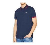 Tommy Jeans - Polo Bandiera Rossa Cotone Biologico - -Tops -Uomo -Blu -S