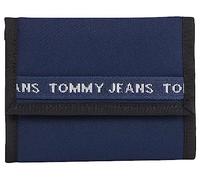 Tommy Jeans Portafoglio Uomo Essential Nylon Trifold con Scomparto Monete, Multicolore (Twilight Navy), Taglia Unica