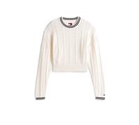 Tommy Hilfiger Boxy Flag W - Maglione - Donna - Bianco M