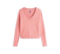 Tommy Jeans Pullover 'Essential' navy / rosa chiaro / rosso / bianco Donna Tommy Jeans XS navy / rosa chiaro / rosso / bianco