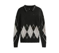 Tommy Jeans Pullover grigio chiaro / nero / bianco Donna Tommy Jeans S