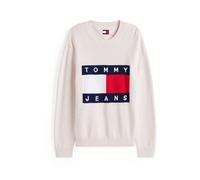 Tommy Hilfiger Maglione Uomo TJM Reg Melange Flag beige Taglia L