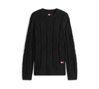 TOMMY JEANS Chunky Cable M - maglione - uomo L Black man