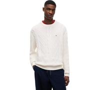 Tommy Jeans Pullover bianco Uomo - PROMO - Pullover e cardigan - Pullover - Pullover girocollo Tommy Jeans S