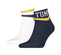 TOMMY JEANS Quarter 2P Sport - calzini corti - unisex Blue 43/46