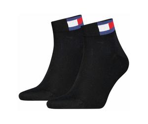TOMMY JEANS Quarter Flag - calzini corti Black 39/42