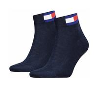 TOMMY JEANS Quarter Flag - calzini corti Blue 39/42