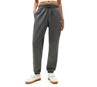 Tommy Jeans Relaxed Script Logo Jogger Sweatpants, with Drawstring Ties Pantaloni da Tuta, Grigio Scuro mélange, XL Donna