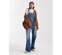 Tommy Jeans - Salopette lavaggio medio sbiadito-Blu 2XS