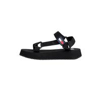 Tommy Jeans Sandali Donna Estivi, Nero (Black), 38