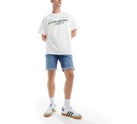 Tommy Jeans - Scanton - Pantaloncini di jeans slim lavaggio medio-Blu 30