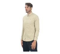 Tommy Jeans, ,Shirts ,Uomo ,Beige ,S Camicia Beige Manica Lunga Slim Fit
