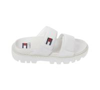 Tommy Jeans, ,Shoes ,Donna ,Beige ,36 EU Sandali piatti beige per donne