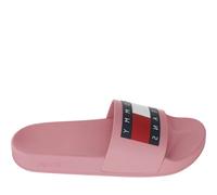Tommy Jeans, ,Shoes ,Donna ,Rosa ,36 EU Rosa Flag Pool Slides Flip Flops