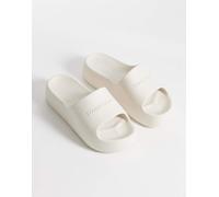 Tommy Jeans - Sliders bianche con suola spessa-Bianco 35-36