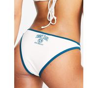 Tommy Jeans - Slip bikini sgambato bianco M