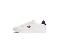 Tommy Hilfiger White Leather Women Sneaker - EU42/US12