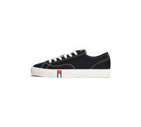 Tommy Jeans Donna Sneakers in Tela Archive con Lacci, Nero (Black), 38