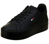 Tommy Jeans Sneaker Donna Tommy Jeans Flatform Ess, Nero (Triple Black), 41 EU