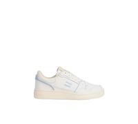 Tommy Jeans - Sneakers da Basket in Pelle Bianca Heritage - - Shoes - Donna - Bianco - 38 EU