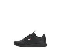 Tommy Jeans Sneakers da Runner Uomo Scarpe, Nero (Black), 44