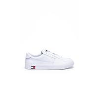 Tommy Jeans Uomo Sneakers Vulcanizzate Scarpe, Bianco (White), 45