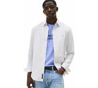 TOMMY JEANS Stripe Oxford M - camicia a maniche lunghe - uomo White/Blue S