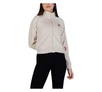 Tommy Jeans, ,Sweatshirts & Hoodies ,Donna ,Beige ,L Interlock Knit Track Jacket