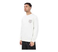 Tommy Jeans, ,Sweatshirts & Hoodies ,Uomo ,Beige ,L Crew Neck Sweatshirt