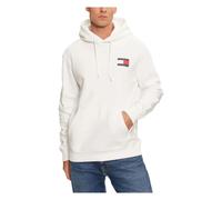 Tommy Jeans, ,Sweatshirts & Hoodies ,Uomo ,Bianco ,S Essential Flag Hoodie per Uomo