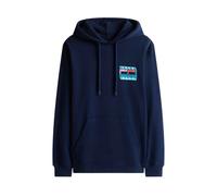 Tommy Jeans, ,Sweatshirts & Hoodies ,Uomo ,Blu ,M Flag Play Felpa con Cappuccio Regular Fit