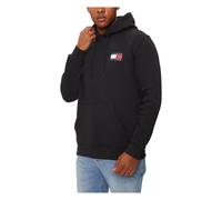 Tommy Jeans, ,Sweatshirts & Hoodies ,Uomo ,Nero ,S Felpa con Cappuccio Essential Flag per Uomo