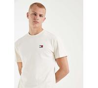 Tommy Jeans - T-shirt beige con logo-Neutro 44