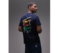 Tommy Jeans - T-shirt bianca con firma ripetuta stampata sul retro-Bianco M