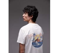 Tommy Jeans - T-shirt bianca con grafica nautica sul retro-Bianco L