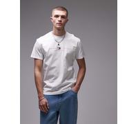 Tommy Jeans - T-shirt bianca con logo lineare al centro-Bianco 52