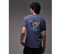 Tommy Jeans - T-shirt blu navy con grafica stile nautico stampata sul retro M