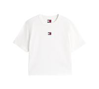 Tommy Hilfiger - Badge T-shirt - - Tops - Donna - Bianco - S