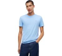 Tommy Jeans T-Shirt Girocollo da Uomo a Maniche Corte, Blu (Westside Blue Htr), M