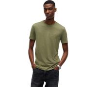Tommy Jeans T-Shirt Girocollo da Uomo a Maniche Corte, Verde (Rocky Mountain Htr), M