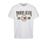 Tommy Jeans - T-shirt in cotone con logo frontale - - Tops - Uomo - Bianco - S